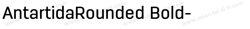 AntartidaRounded Bold字体转换